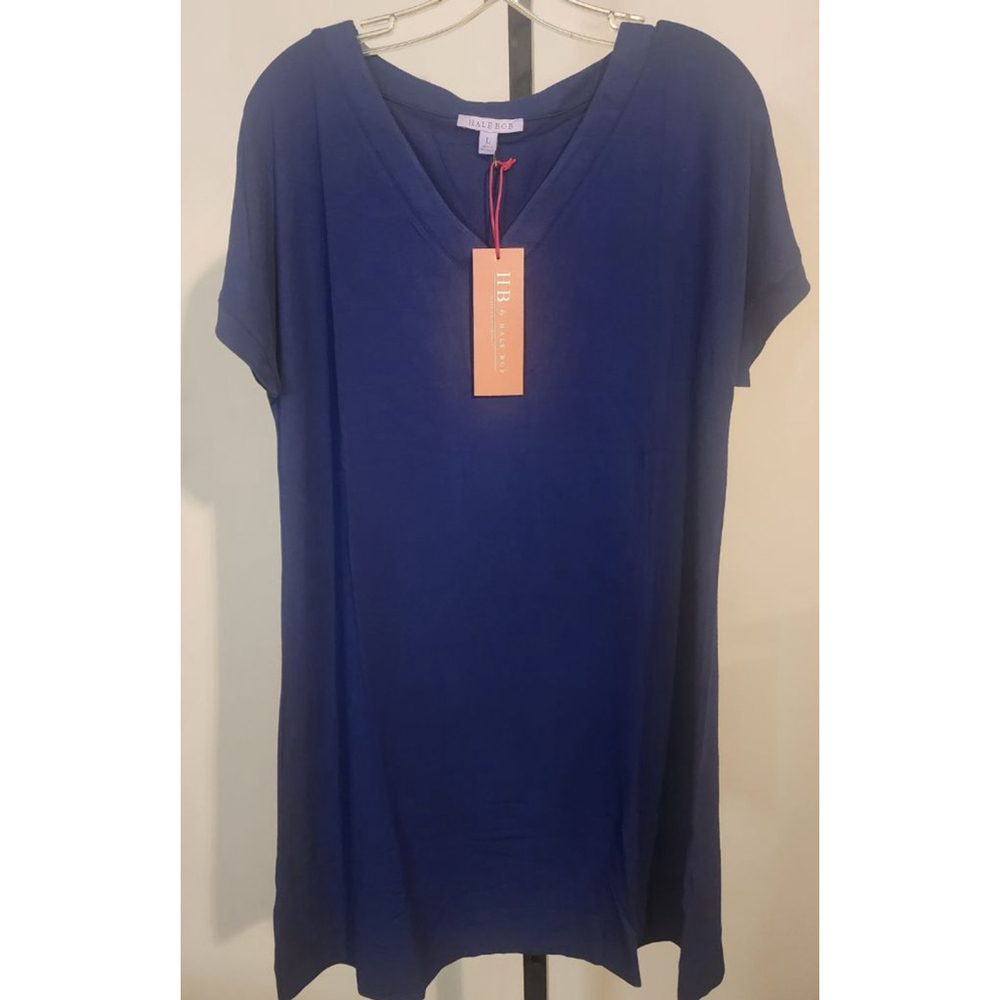 Hale Bob Size Small Sleep Shirt Blue, New with Tags
